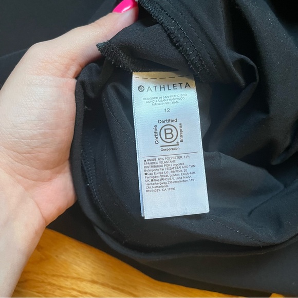 Athleta endless high rise pant in black size 12 - Picture 7 of 8